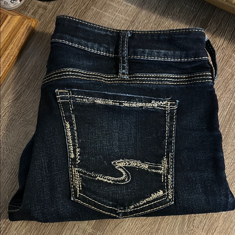 Dark Blue Denim Jeans